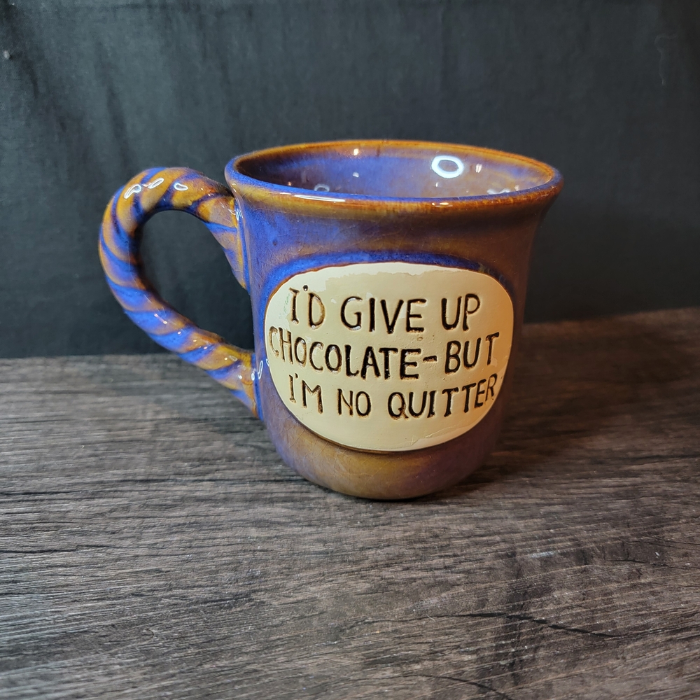 Funny Purple and Brown Ceramic Coffee Mug